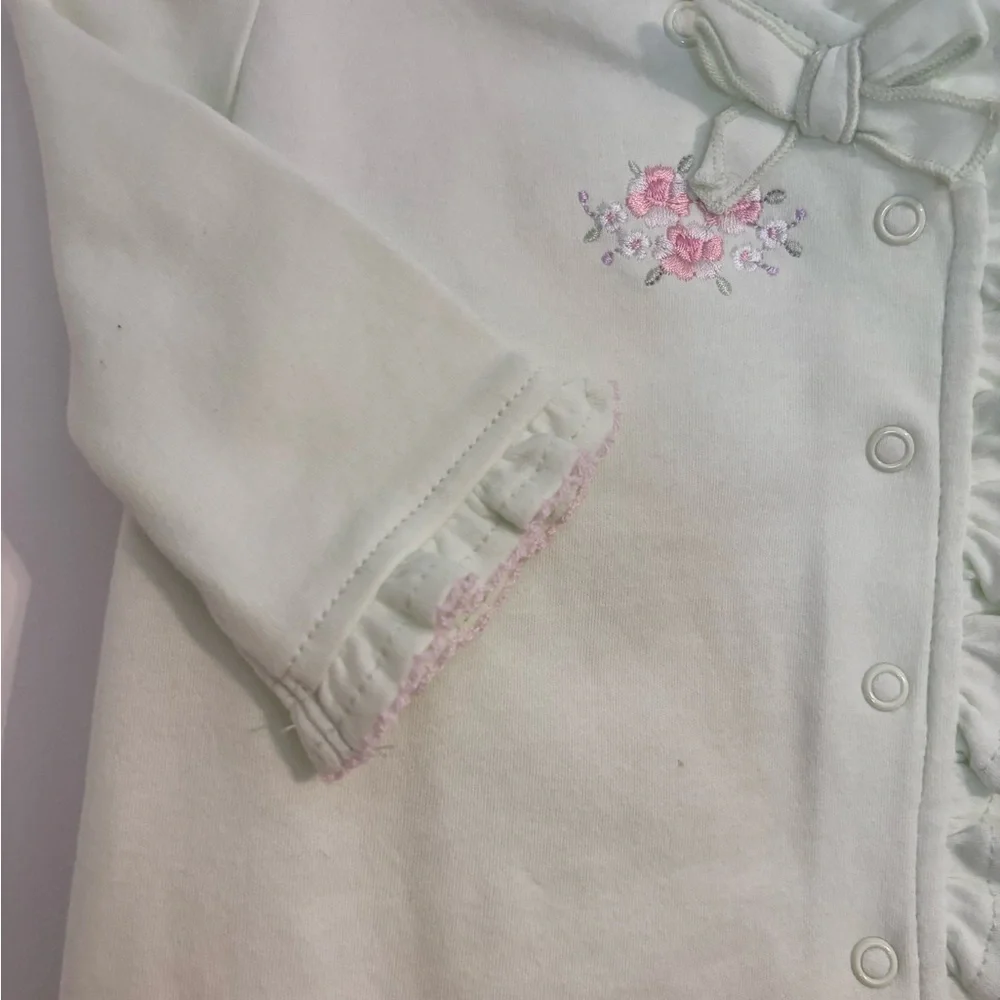 First Impressions Mint Floral 2 pice Set